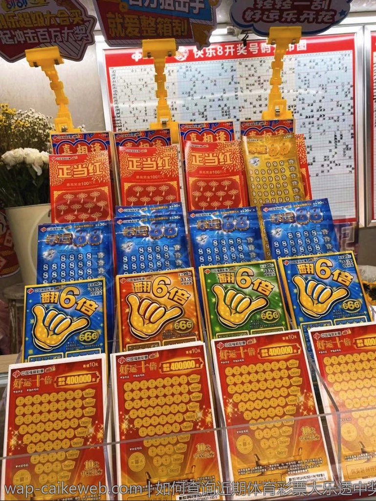 如何查询近期体育彩票大乐透中奖信息